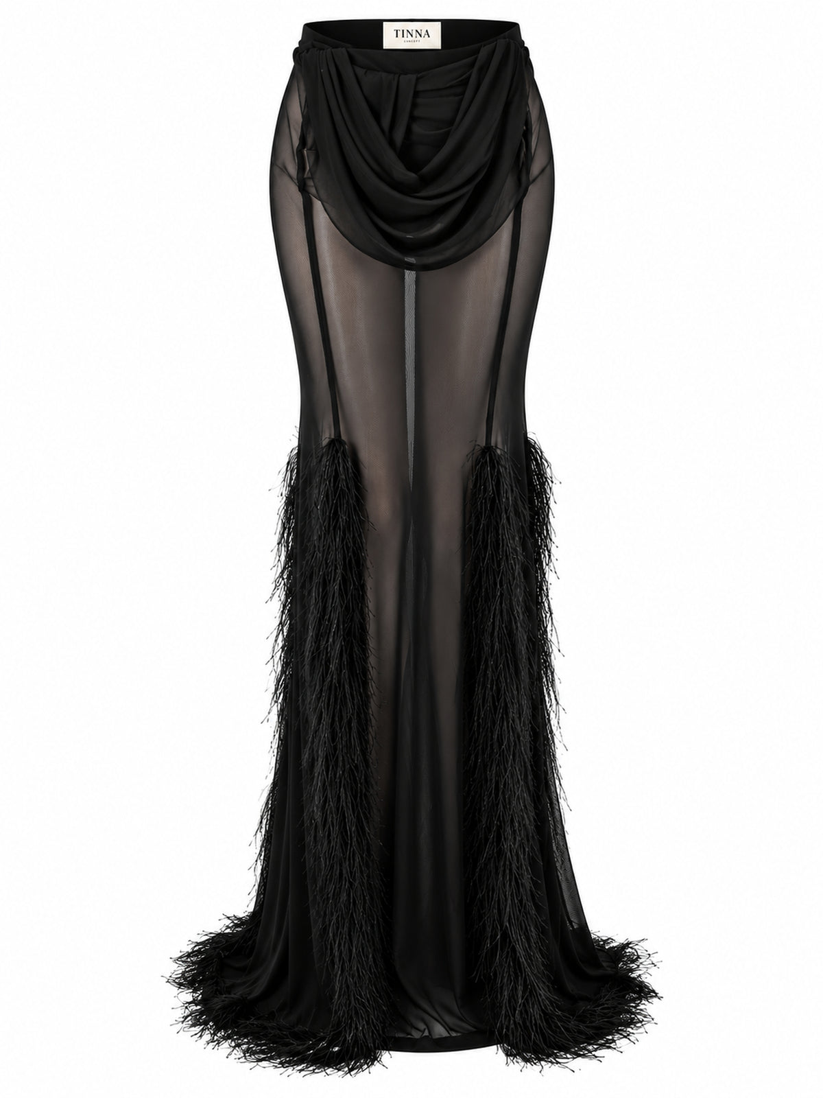 Long black skirt