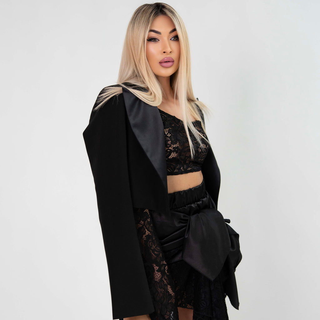 Lace black set