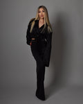 Satin long skirt
