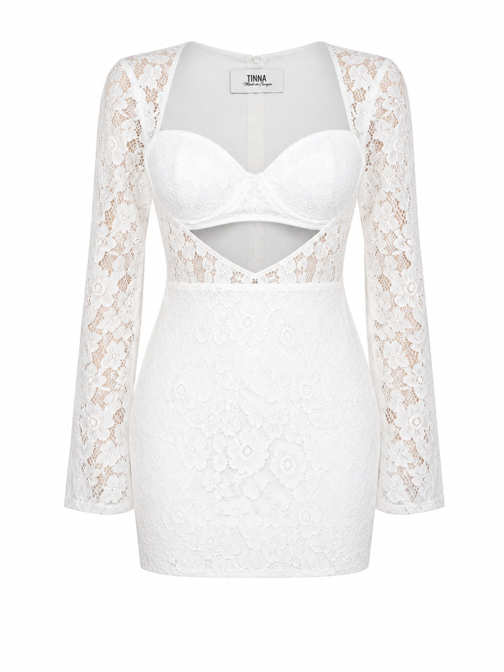 White lace dress