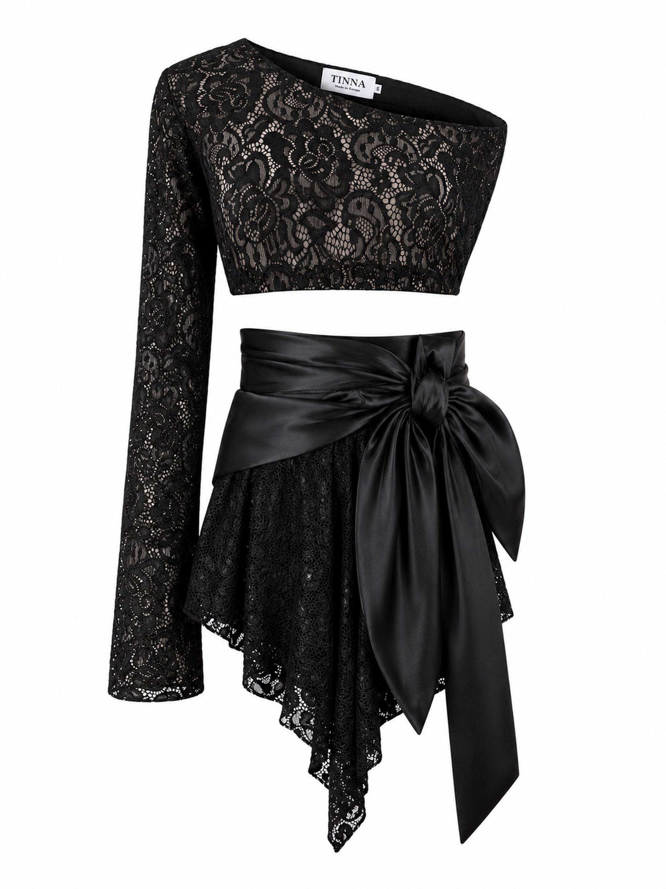 Lace black set