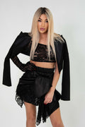 Lace black set