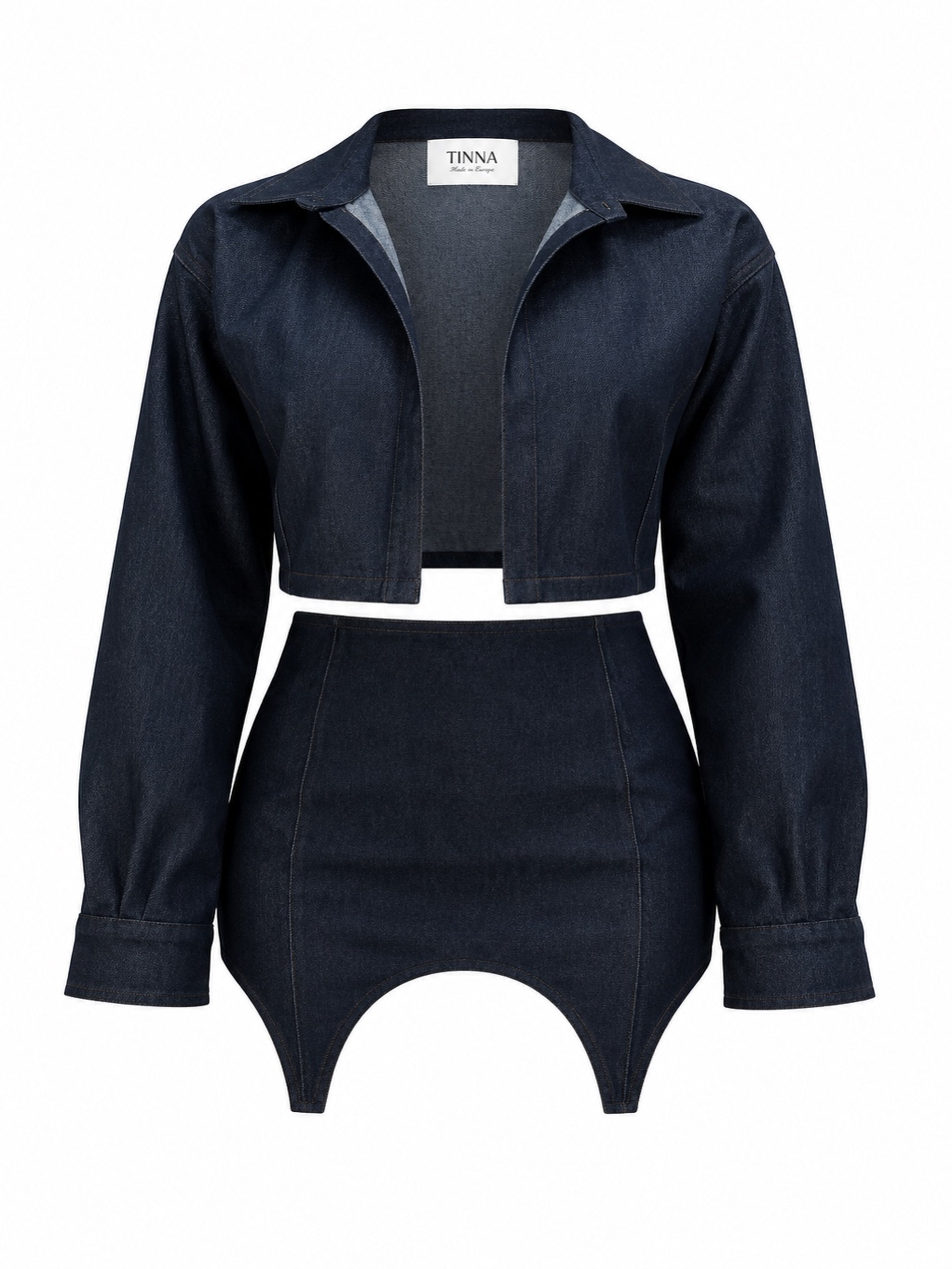Denim two piece co-ord