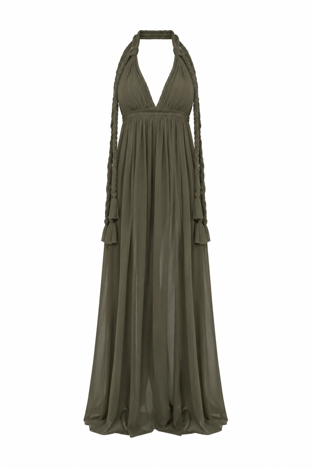 Green beach dress
