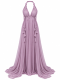 Purple beach dress